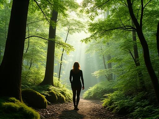 Forest bathing nature immersion therapy